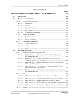 Section 4C-1 Direct and Indirect Impacts - Sub-Alternative C-1 (723 KB)