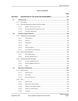 Section 3 Description of the Affected Environment (1605 KB)