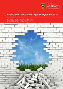 Paulo Freire: The Global Legacy