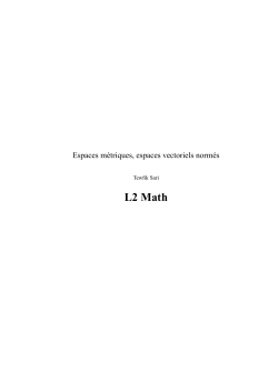 Notes de cours