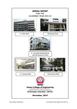 TEQIP - ANNUAL REPORT 2013-14