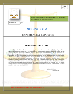 NOSTALGIA - News Letter - Volume 02