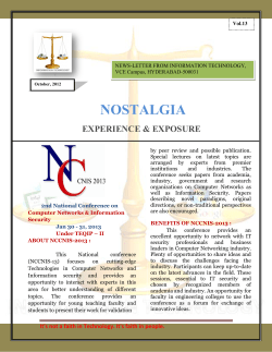 NOSTALGIA - News Letter - Volume 13