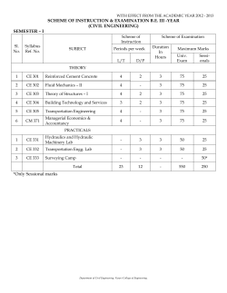 BE 3/4 I & II semester (OU)