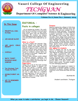 TECHGYAN - Volume 06 - Issue 01 - January 2014