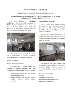 A Report on Guest Lecture Delivered by Prof. C. Krishna Mohan on &ldquo;Artificial Intelligence (AI)&rdquo; Conducted on Feb 26th, 2013.