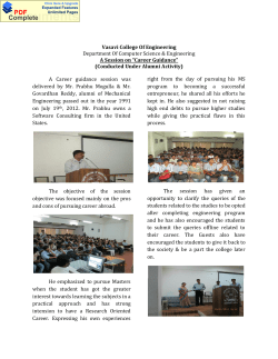 A Session on &ldquo;Career Guidance&rdquo;