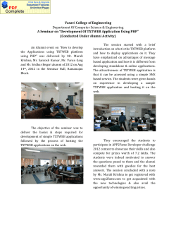 A Seminar on &ldquo;Development Of TXTWEB Application Using PHP&rdquo;