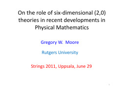 http://www.physics.rutgers.edu/~gmoore/Strings2011FinalPDF.pdf