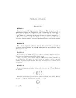 http://www.math.columbia.edu/~woit/QM/oldprobsets.pdf