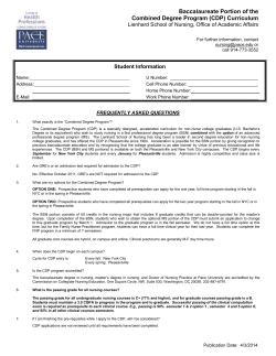 CDP curriculum worksheet