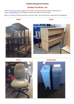 A selection of furniture and items currently on offer