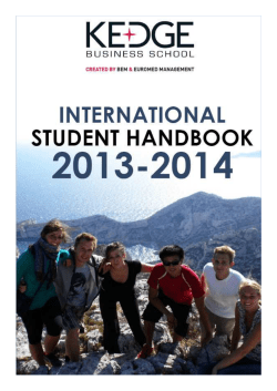 International Student Handbook