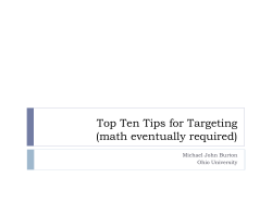 10TipsforVoterTargeting