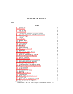chapter on commutative algebra