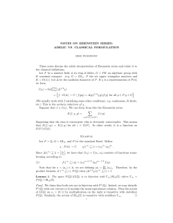 classical and adelic Eisenstein series