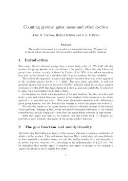 http://www.math.auckland.ac.nz/~obrien/research/gnu.pdf