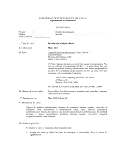 Mate 4031 lgebra Lineal