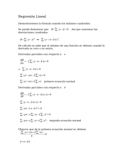 Prueba de m nimos cuadrados y ejemplo en Minitab 14