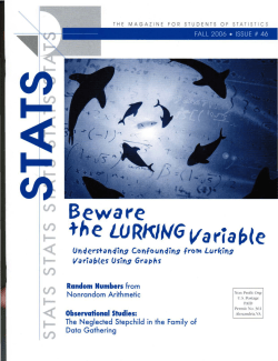 Presenting Confounding and Standardization Graphically