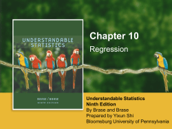 Capitulo X de Understandable Statistics