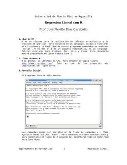 R Sample Regression