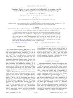 Signatures of electron-boson coupling in the half-metallic ferromagnet Mn 5 Ge 3 Study of electron self-energy obtained from infrared spectroscopy
