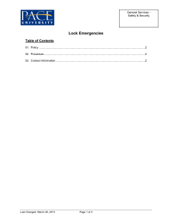 Lock Emergency