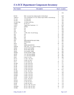 ECE Parts Inventory