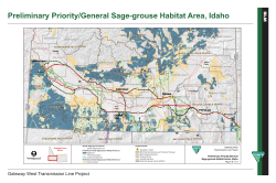 Sage-grouse habitat areas