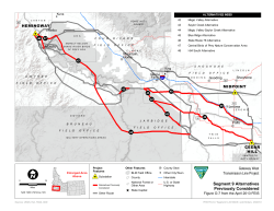 Segment 9 routes previously considered