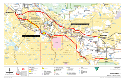 Applicant-proposed routes for supplemental EIS