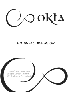 The ANZAC Dimension