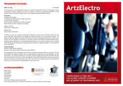ArtzElectro III - 27 May 2011
