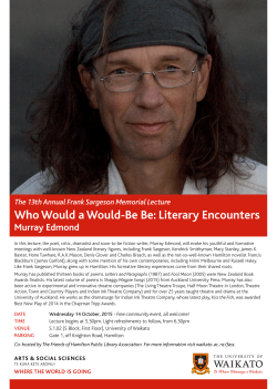 2015 Lecture poster