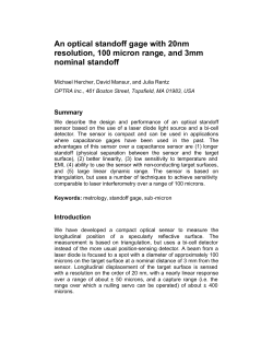 An Optical Standoff Gage with 20nm Resolution (PDF)