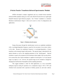 Fourier Transform Spectroscopy (PDF)