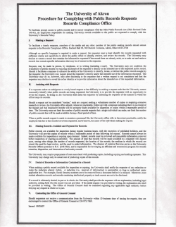 Public Records Request