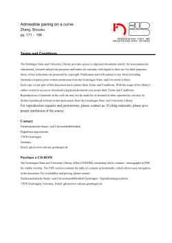 Admissible pairing on a curve
