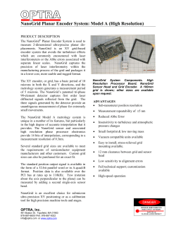 NanoGrid A (PCI) Planar Encoder