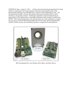 OPTRA announced the release of a low cost Risley Prism Development Kit.