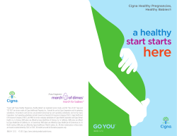 CIGNA Healthy Pregnancies, Healthy Babies