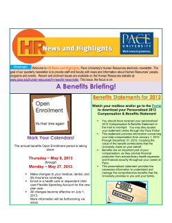 May, 2013 Newsletter