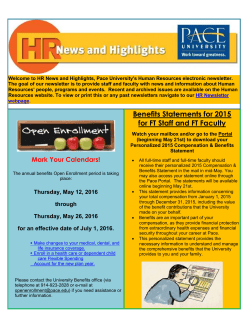 May, 2016 Newsletter