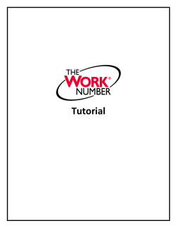 The Work Number Tutorial