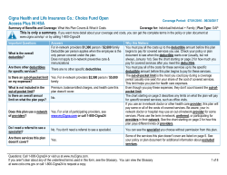 Consumer Core HDHP plan