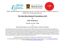 The Asia New Zealand Foundation at 20