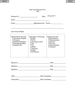 Nolij Access Request