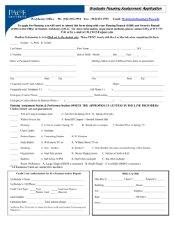 Fall 2015 Spring 2016