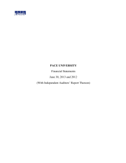 FY13_Pace_University_Financial Statements